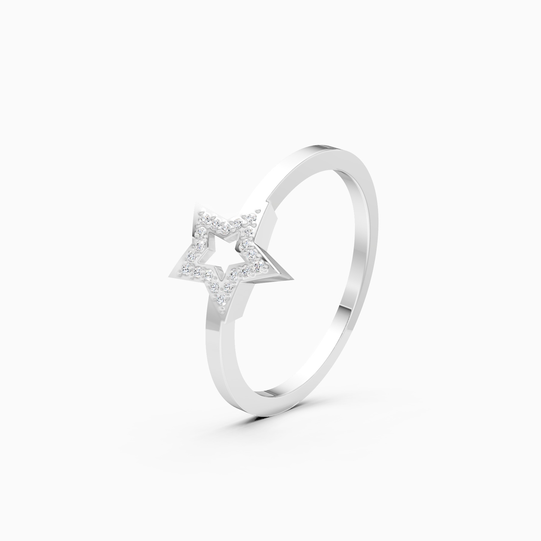 Star Glam With Diamond Ring